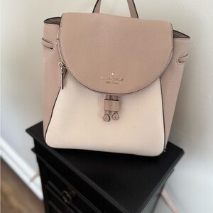 Kate Spade Blush and Ivory Backpack